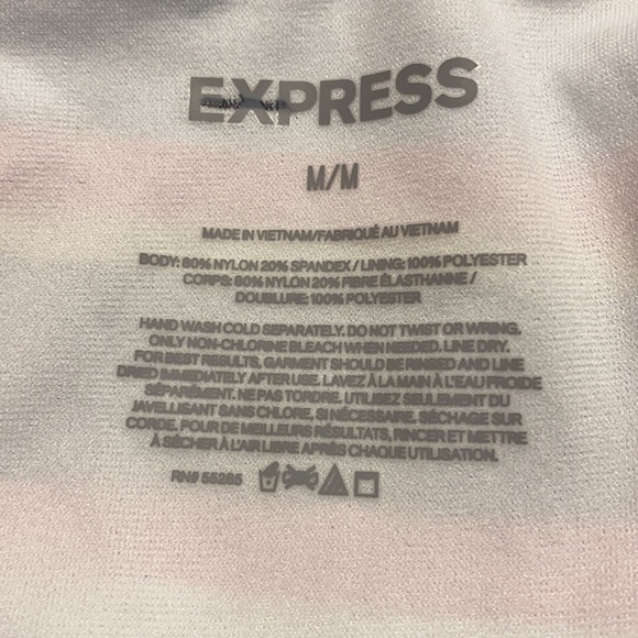 Last chance…Express Bikini Bottom Stripe Swimsuit Swim M Medium New - Picture 4 of 4